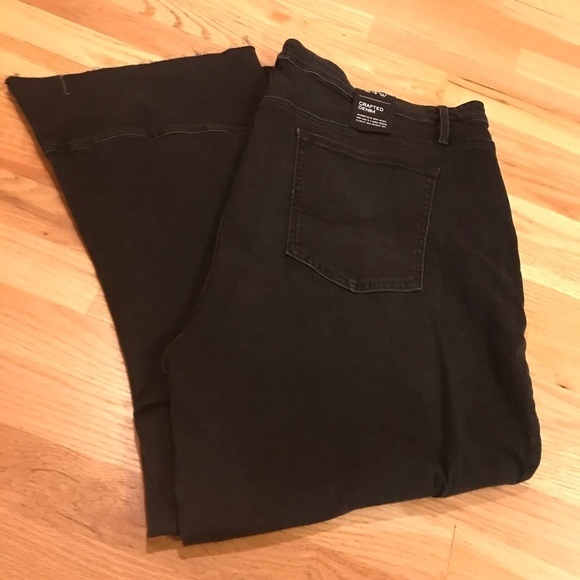 Sanctuary denim connector kick crop jeans 24W black - Picture 2 of 12